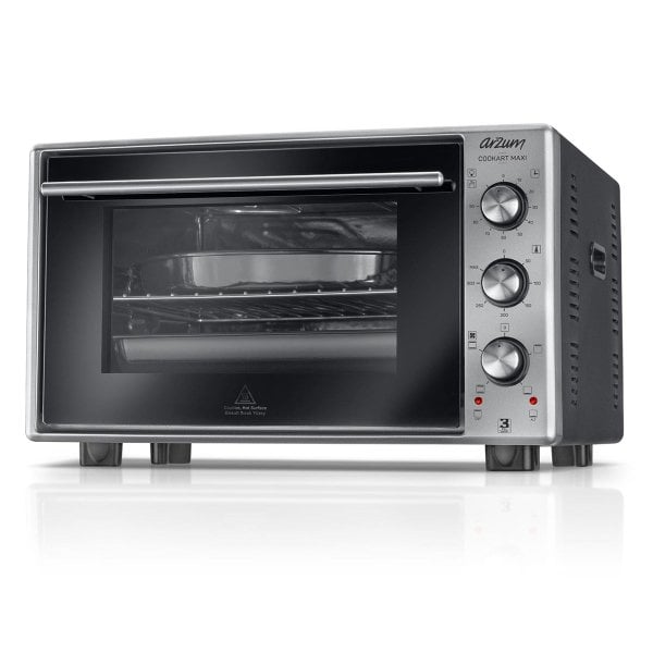 AR2002 Cookart Maxi 50 Lt Çift Camlı Fırın - Inox