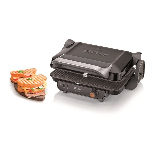 AR2005 Eco Panini Izgara Ve Tost Makinesi - Siyah