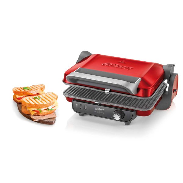 AR2006-T Panini Granite Izgara Ve Tost Makinesi - Toprak