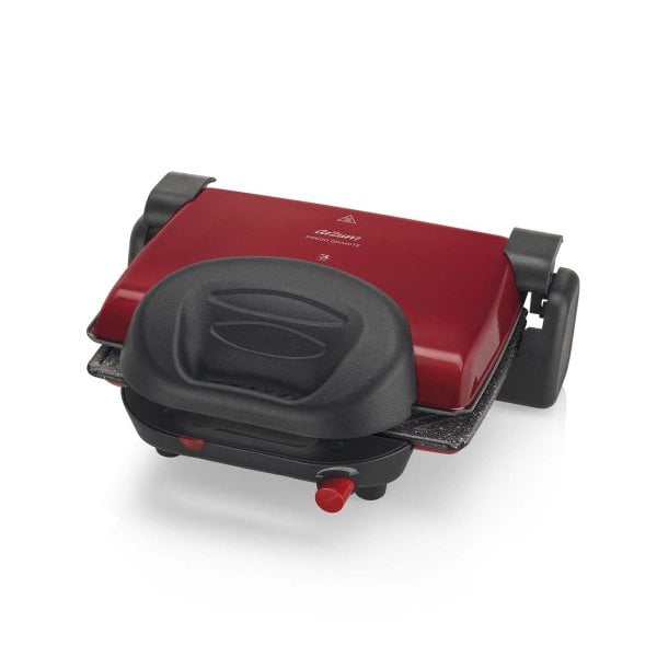 AR2012 Prego Granite Izgara Ve Tost Makinesi - Kırmızı