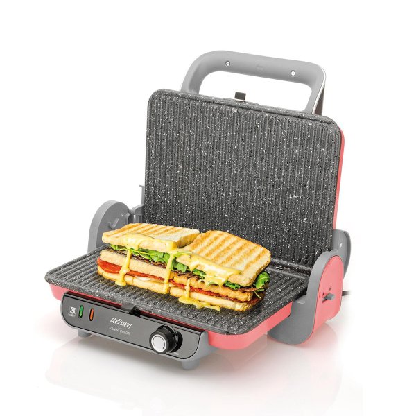 AR2013 Panini Color Izgara Ve Tost Makinesi - Mercan