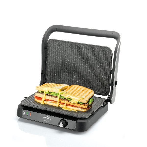 AR2019 Tostçu Delux Izgara Ve Tost Makinesi - Mürdüm