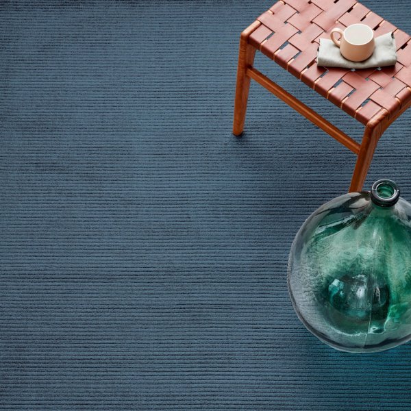 Kaşmir Halı 7/24 Dört Mevsim Blueberry Mavisi 120x180 cm