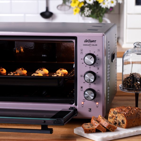 AR2034 Cookart Color 50Lt Çift Camlı Fırın - Dreamline