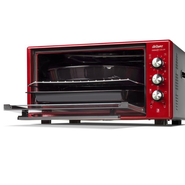 AR2034 Cookart Color 50Lt Çift Camlı Fırın - Nar