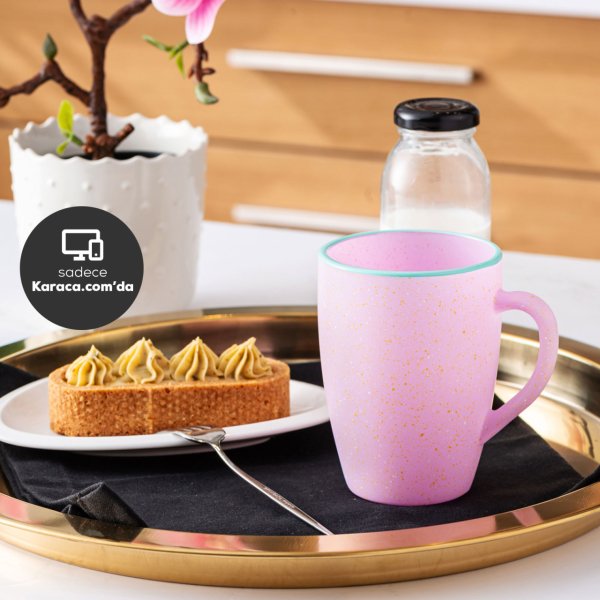 Karaca Vim Pembe Cam Kupa/Mug