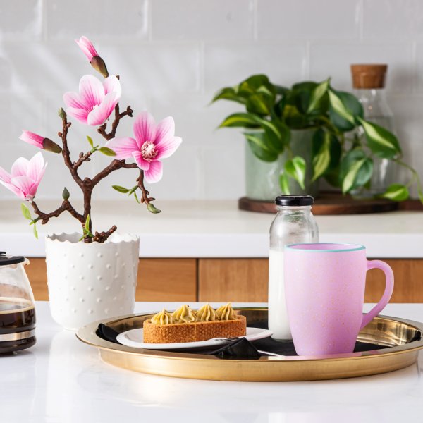 Karaca Vim Pembe Cam Kupa/Mug