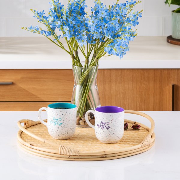 Karaca Joy Of Mavi Mor 2li Mug Kupa