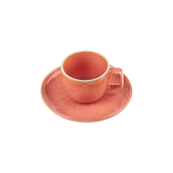 Karaca Vita Pembe 6 Kişilik Kahve Fincanı Takımı 90 ml