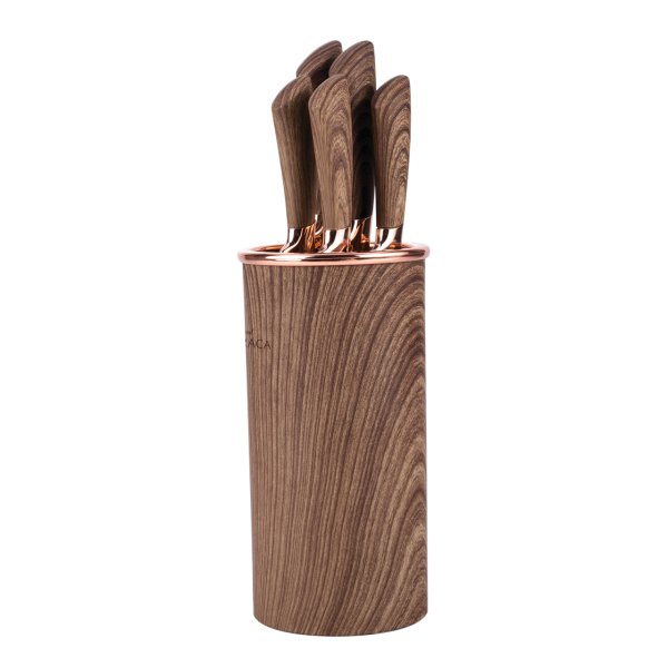 Karaca Wave Brown 6 Parça Bıçak Seti