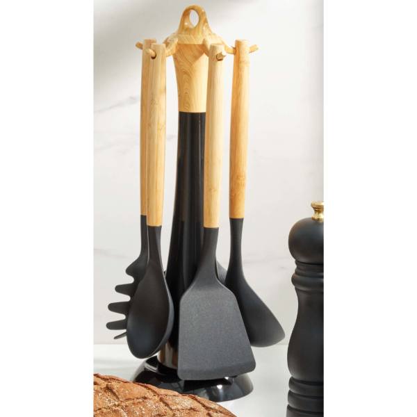 Karaca Woodland Black 6 Parça Servis Seti