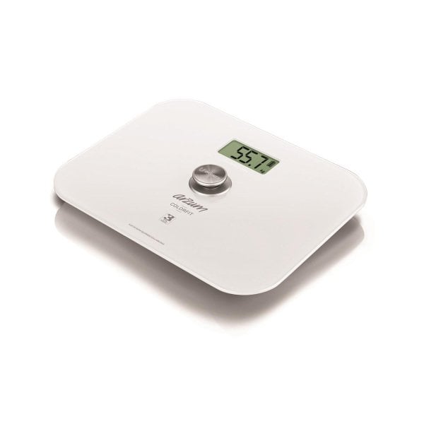 AR5034 Colorfit Çevre Dostu Cam Banyo Baskülü - Beyaz