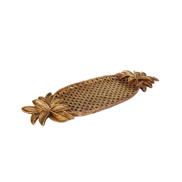 Karaca Ananas Dekoratif Tepsi 42,8x15 cm