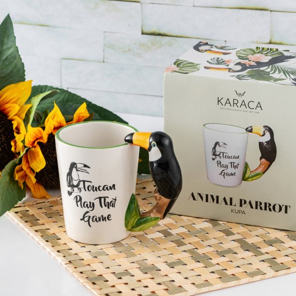 Karaca Animal Parrot Mug Kupa