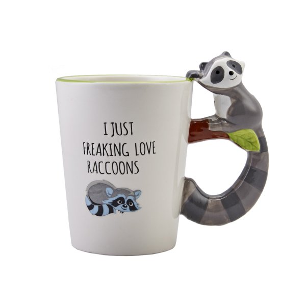 Karaca Animal Raccoon Mug Kupa
