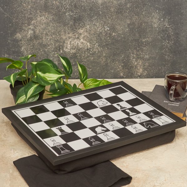 Karaca Home Chess Keyif Tepsisi 36x45 cm