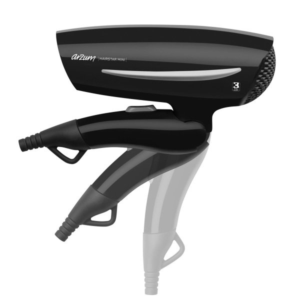 AR578 Hairstar Mini Saç Kurutma Makinesi - Siyah