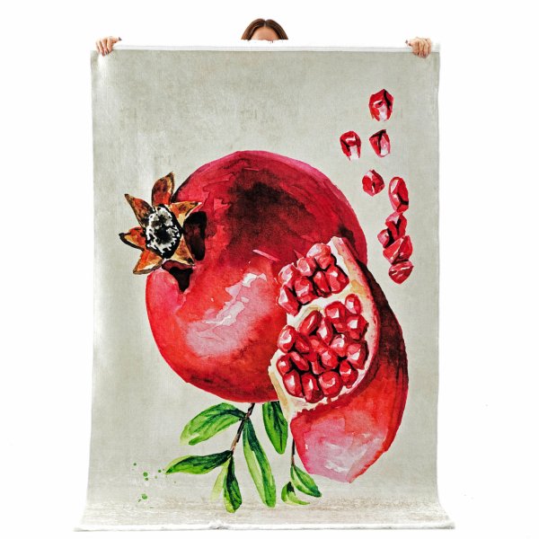 Kaşmir Halı Dekoratif Art Mutfak Nar 120x180 cm