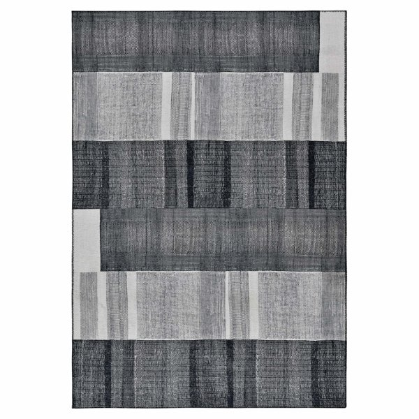 Kaşmir Halı Dekoratif Art Trend Deep Black 80x300 cm