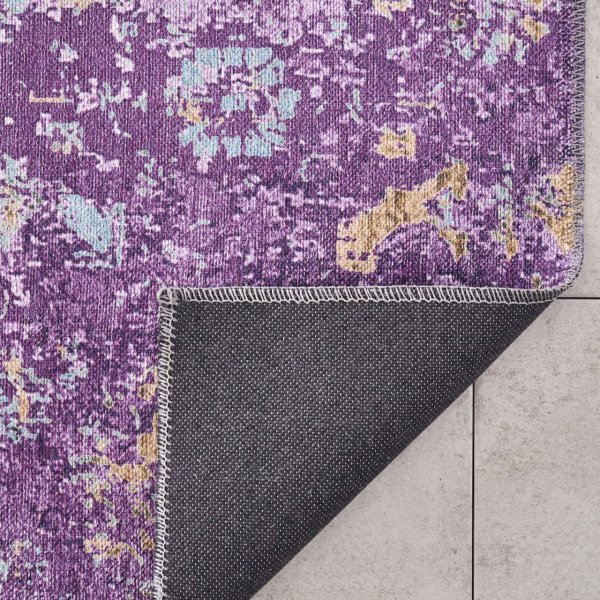 Kaşmir Halı Dekoratif Art Trend Lilac 80x150 cm