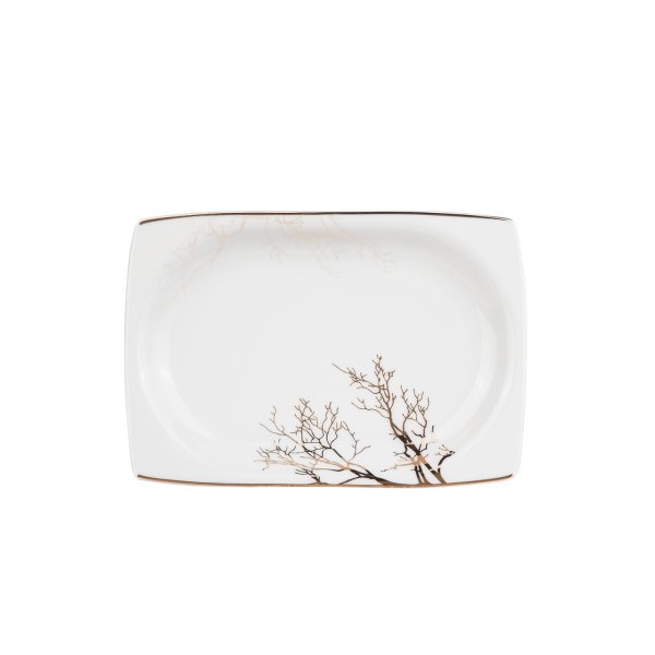 Karaca Autumn Cream Küçük Kayık Tabak