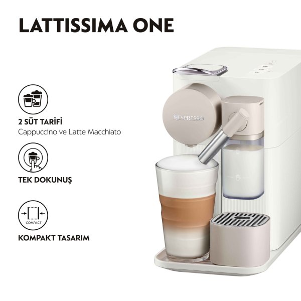 Nespresso F121 Lattisma One White