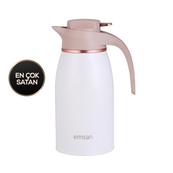 Emsan Gama Beyaz Termos 2 Litre