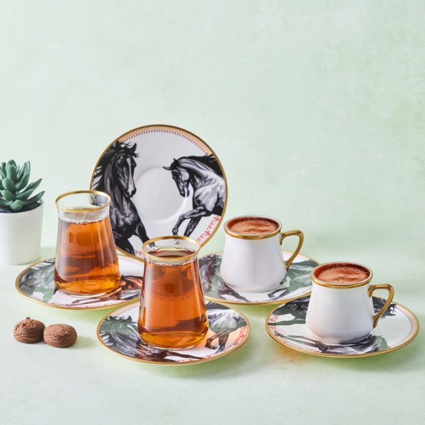 Emsan Glory 18 Parça Çay Kahve Seti