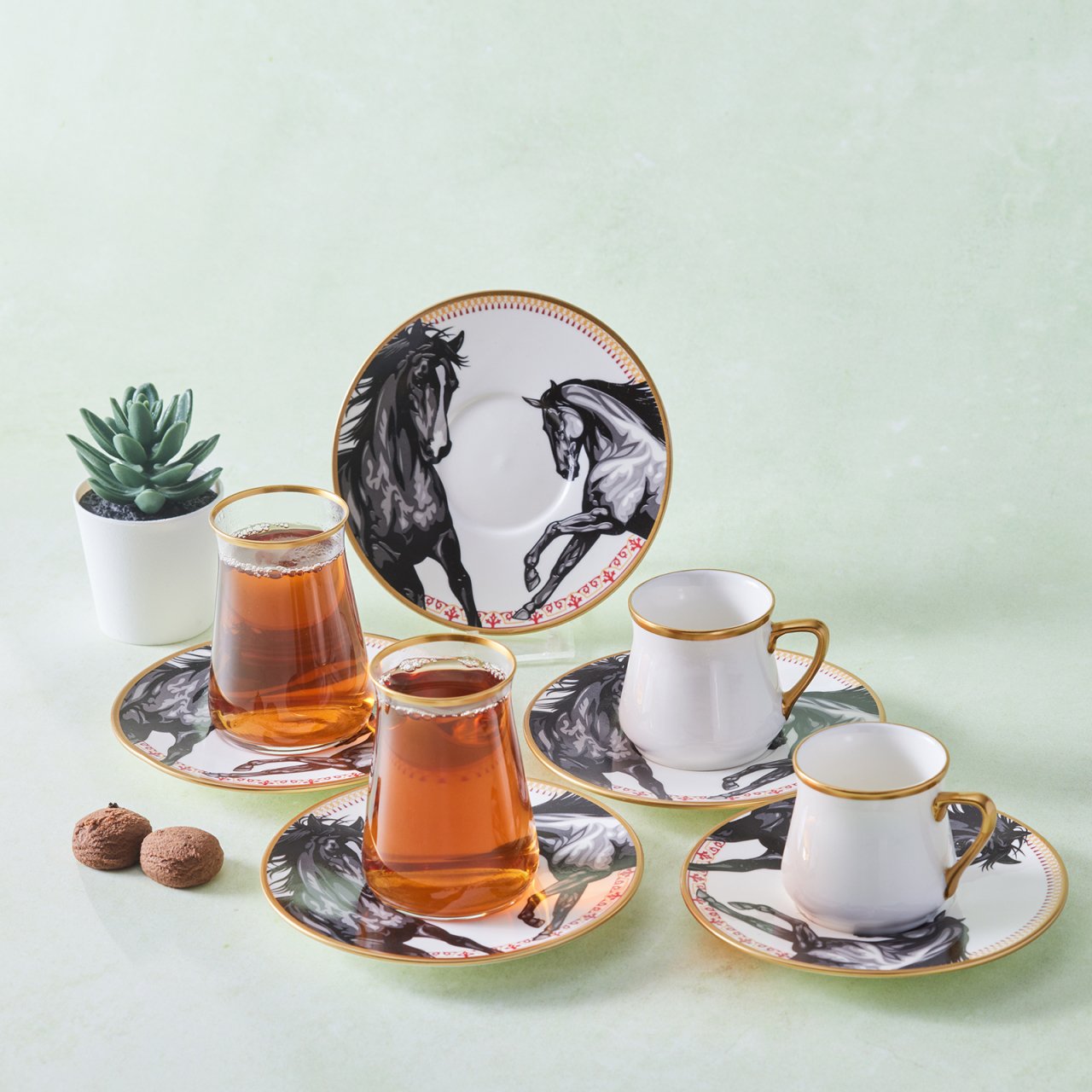 Emsan Glory 18 Parça Çay Kahve Seti