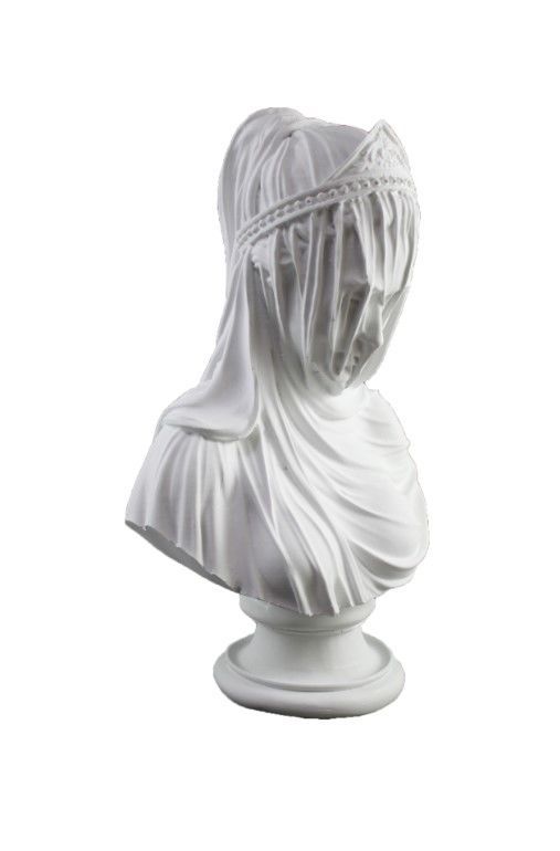 KAİDELİ TÜLLÜ KADIN BÜST 34X20 CM