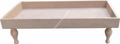 DİKDÖRTGEN TORNA AYAK SUNUMLUK 14x50x20