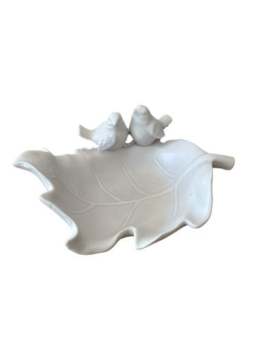 İKİLİ KUŞLU YAPRAK TABAK