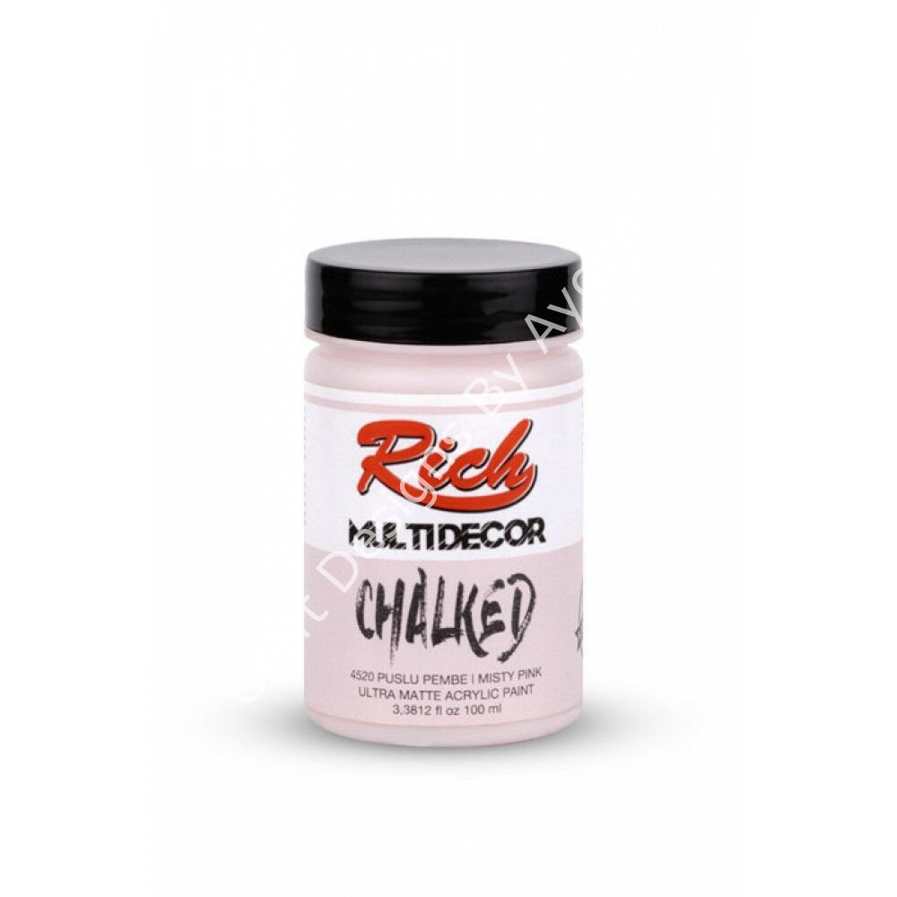 MULTİ DECOR CHALKED - PUSLU PEMBE 100ml