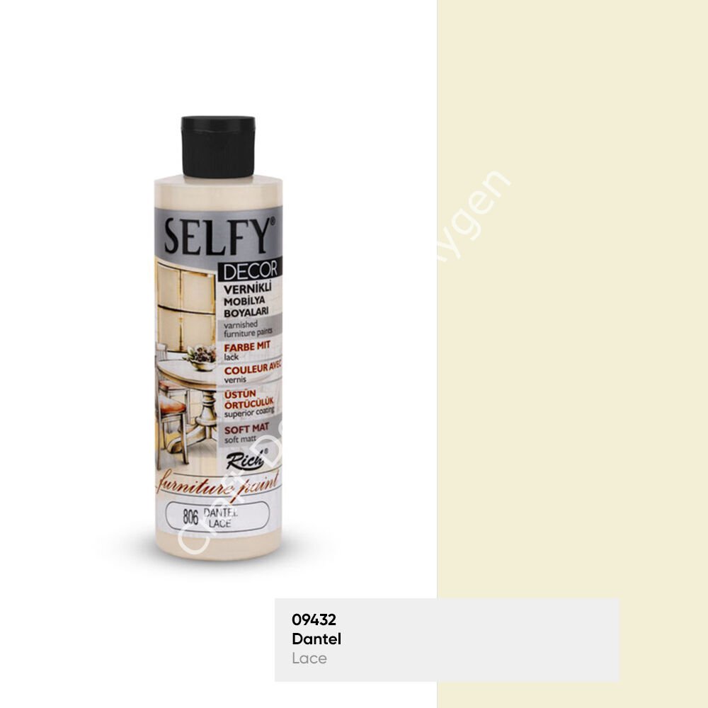 SELFY DECOR MOBİLYA BOYASI - DANTEL  240ml
