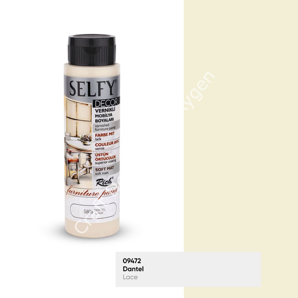 SELFY DECOR MOBİLYA BOYASI - DANTEL  500ml