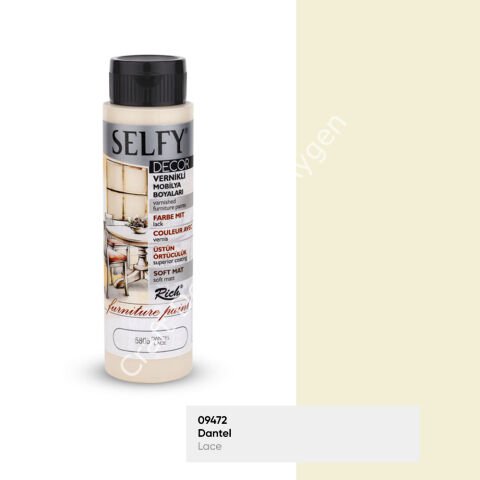 SELFY DECOR MOBİLYA BOYASI - DANTEL  500ml