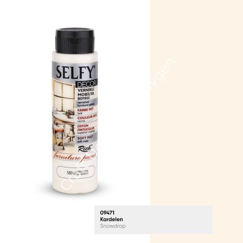 SELFY DECOR MOBİLYA BOYASI - KARDELEN  500ml