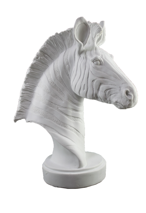 ZEBRA BÜST 42X32 CM