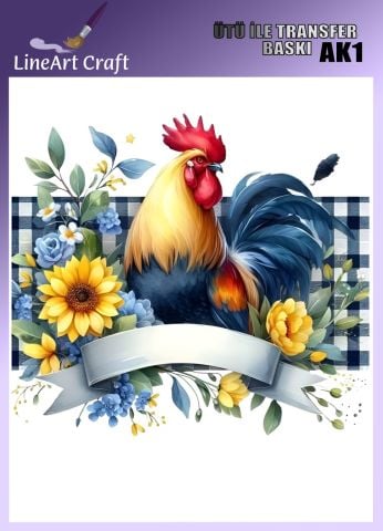 CRAFT DESIGNS BY AYGEN UTU TRANSFER AK1 - 20X20 CM