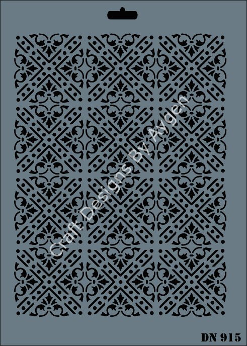 STENCIL DANTEL SERI X-LARGE 915