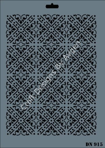 STENCIL DANTEL SERI X-LARGE 915