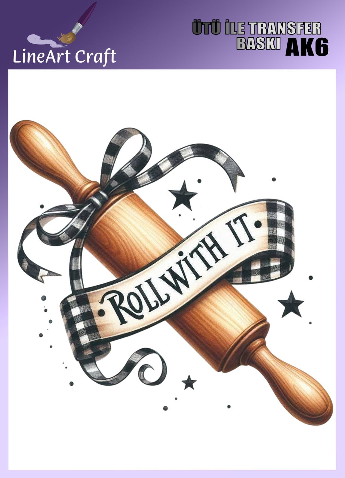 CRAFT DESIGNS BY AYGEN UTU TRANSFER AK6 - 20X20 CM