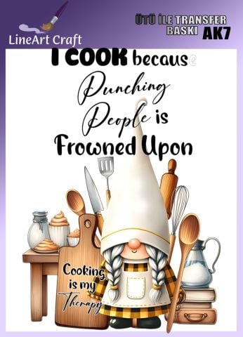 CRAFT DESIGNS BY AYGEN UTU TRANSFER AK7 - 20X20 CM