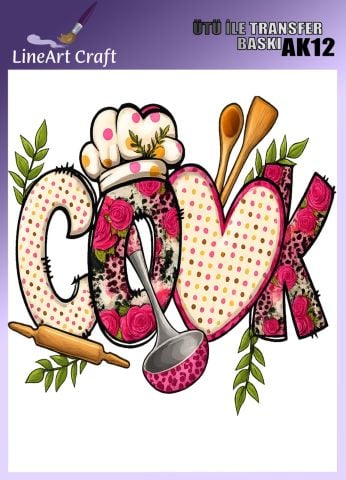 CRAFT DESIGNS BY AYGEN UTU TRANSFER AK12 - 20X20 CM