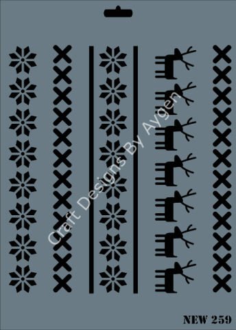 STENCIL NEW SERI X-LARGE 259