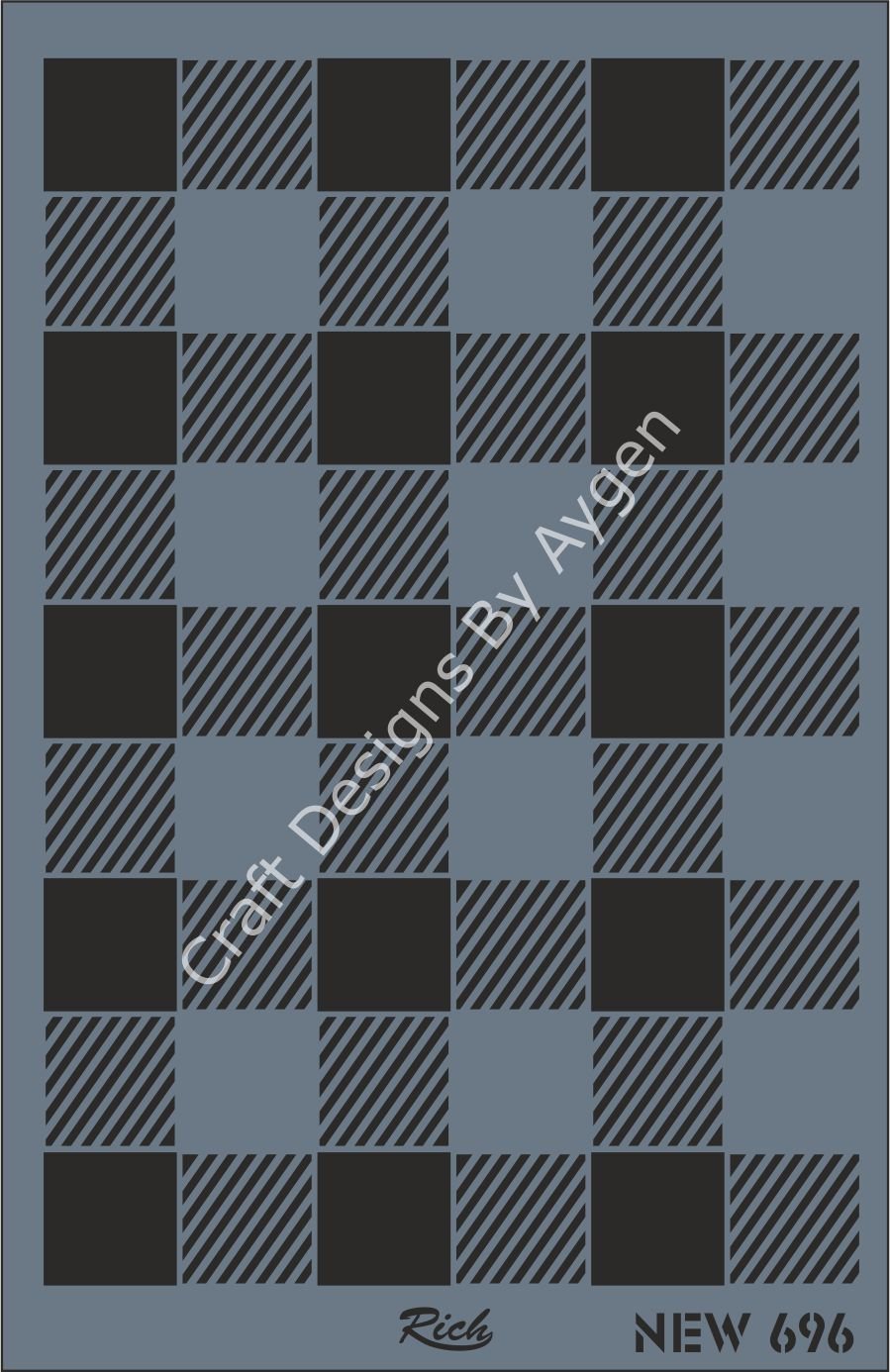 STENCIL NEW SERI X-LARGE 696