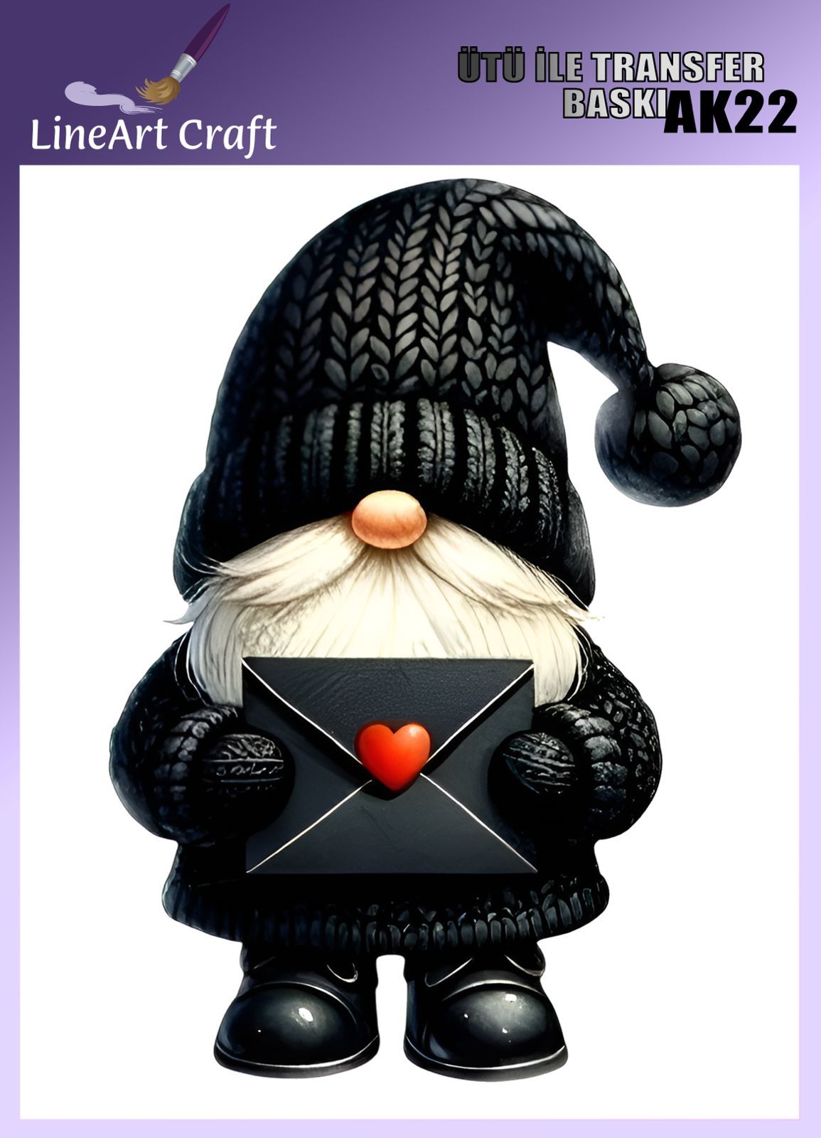 CRAFT DESIGNS BY AYGEN UTU TRANSFER AK22 - 20X20 CM