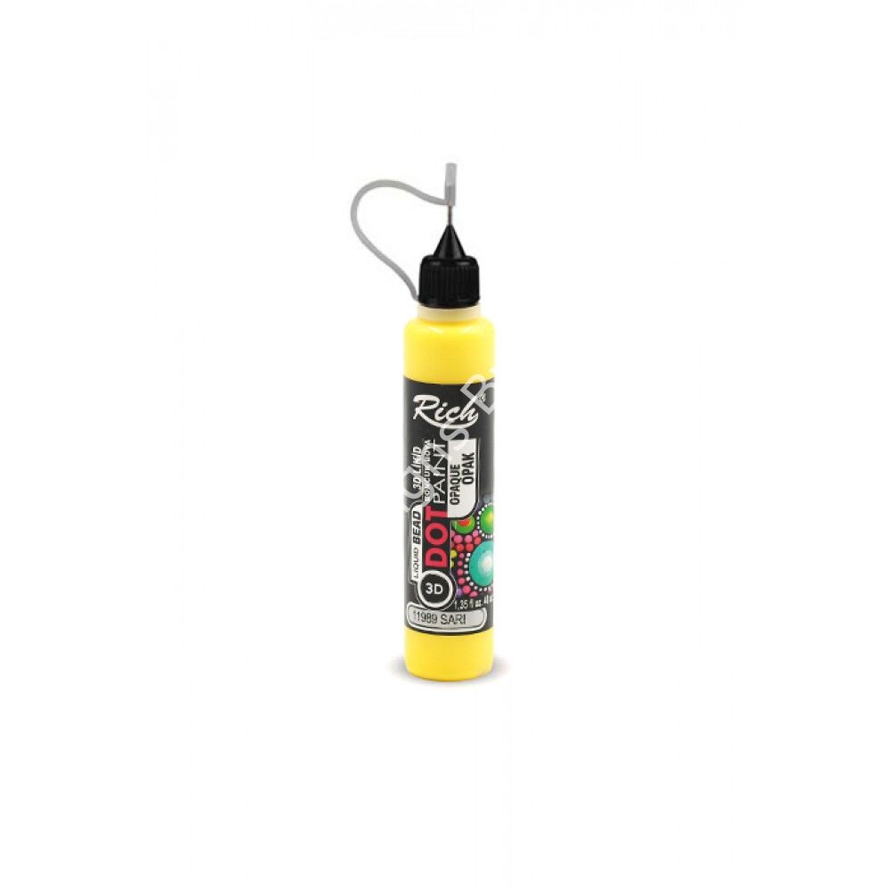 3D LİKİT BONCUK BOYA - SARI  040ml