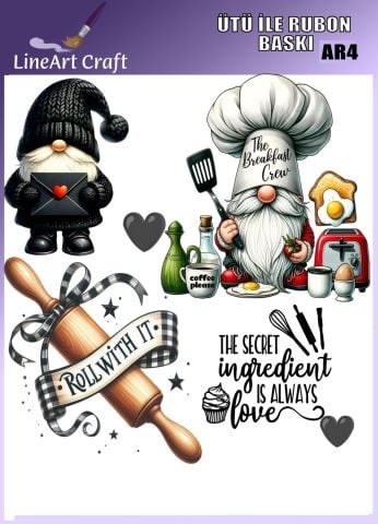 CRAFT DESIGNS BY AYGEN UTU TRANSFER AR4 - 30X30 CM