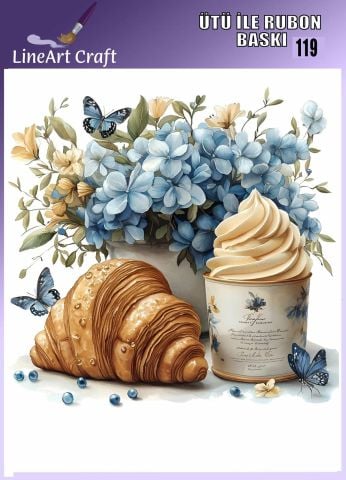 ÜTÜ ILE RUB ON TRANSFER – NO: 119 30×30 CM